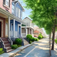 Nostalgic Summer Street