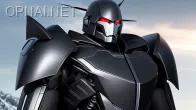 Anthropomorphic Black Reaper Transformer War Mac...