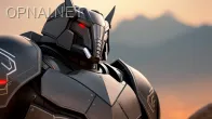 Anthropomorphic Black Elephant Transformer War M...