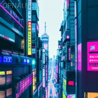 Neon Wonderland: Tokyo's Futuristic Night