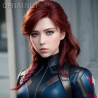 Mesmerizing Black Widow in 8K Artistry