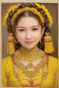 Radiant Beauty: A Vietnamese Woman in Ao Dai