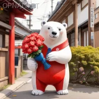 Pictorial Charm: Adorable Roz Polar Bear in Tokyo's...