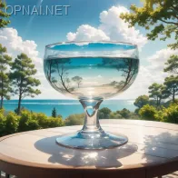 Tranquil Tableau: Azure Harmony Unveiled