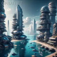 Occeanic Utopia: A Futuristic City of Harmony and...
