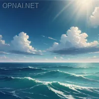 Oceanic Poetry: A Symphony in Blue and Green