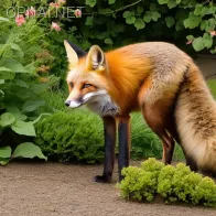 Stealthy Fox Among Foliage