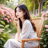 Thanh Xuân Rực Rỡ: Bức Tranh Tự Nhiên với Cô Gái...