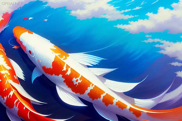 Ethereal Koi in the Sky
