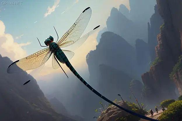 Dragonfly of Creativity Soars in Hyper-Realistic...