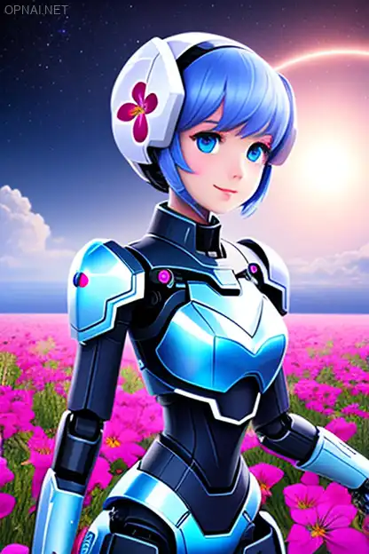 Stardust Serenade: The Romantic Robot Girl of the...