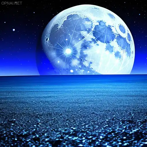 Blue Moon's Celestial Serenity