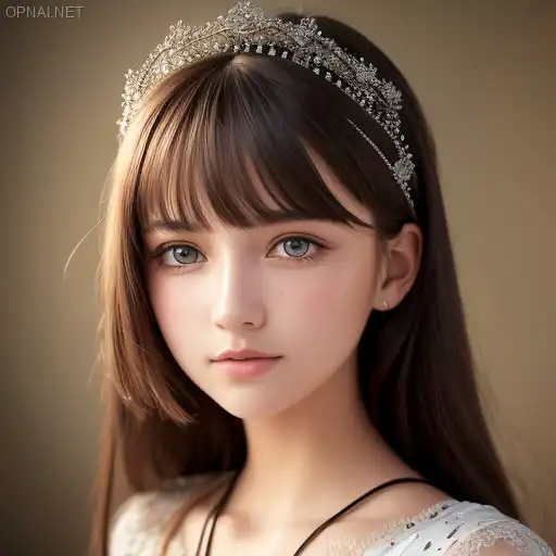 Ethereal Portrait of a Young Girl
