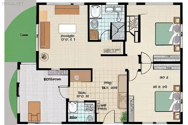 Modern 2-Bedroom Ground-Floor Oasis