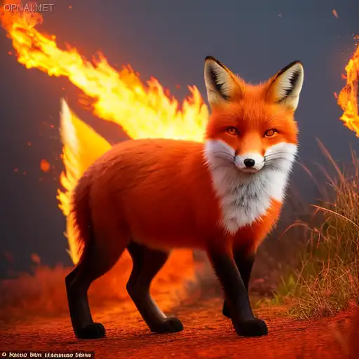 Firesculpted Fox