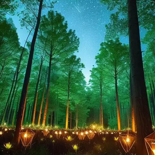 Enchanted Forest: Night's Firefly Ballet