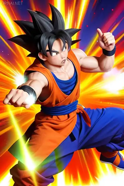 Goku's Electrifying Level 3 Transformation