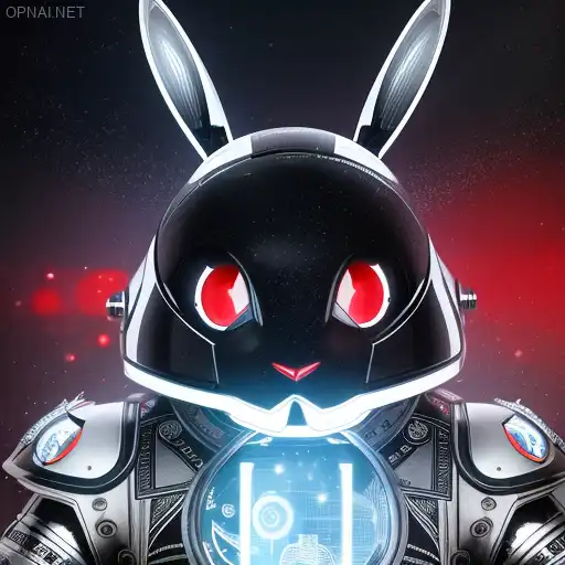 Digital Masterpiece: The Enigmatic Sci-Fi Rabbit