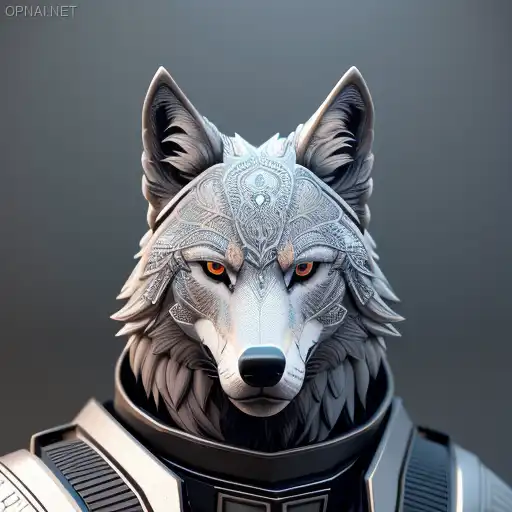 Wolf Nours Robot: Digital Artistry Masterpiece