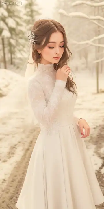Winter's Enchanting Snow Princess
