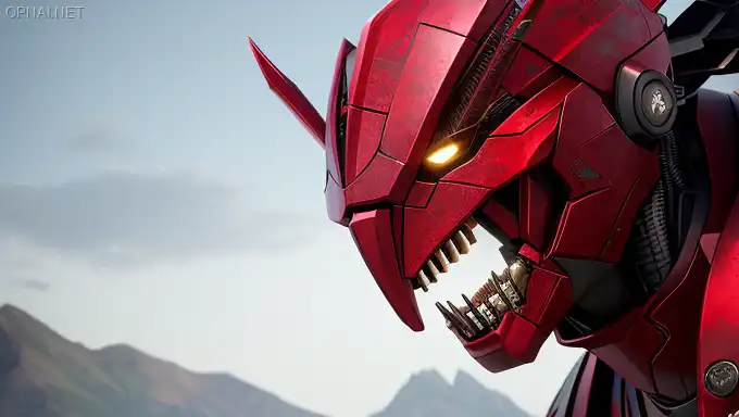 Red Eagle Transformer: CG Masterpiece