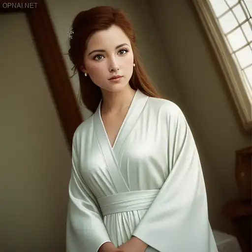 Hyperrealistic Bridal Robe