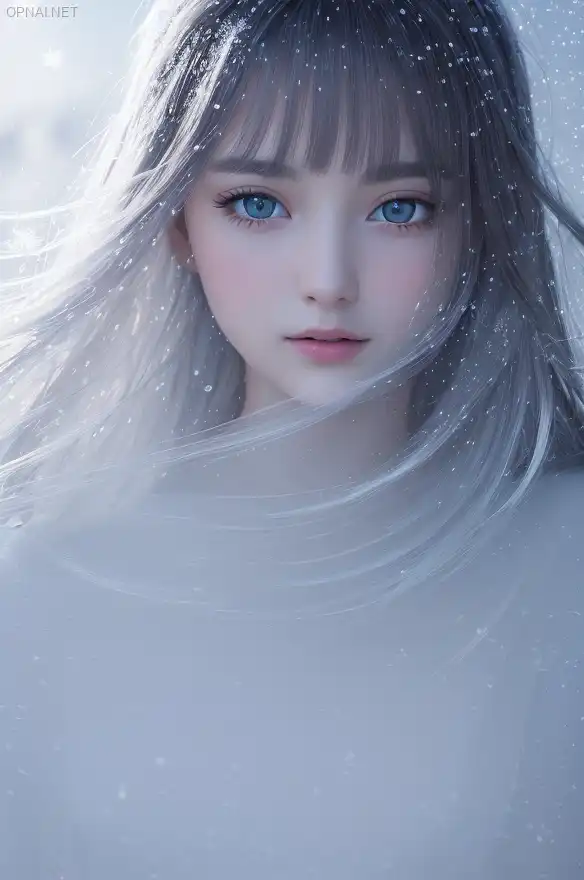 Ethereal Snowfall: A Digital Masterpiece