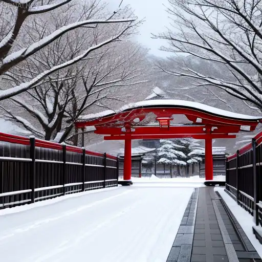 Winter's Enchanting Embrace in Japan