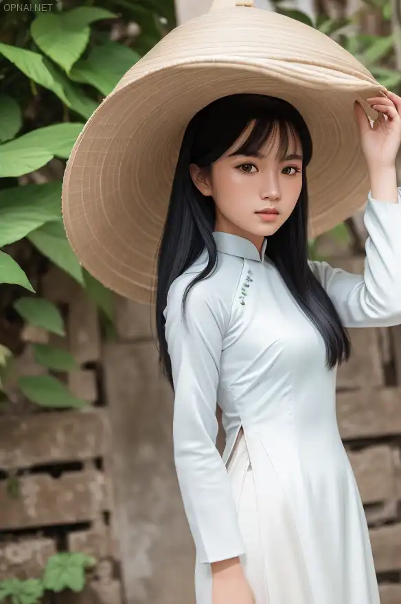 Portrait of an 18-Year-Old Vietnamese Beauty