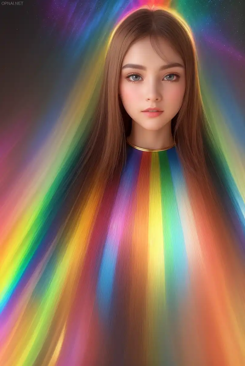 Rainbow Goddess: A Mesmerizing Masterpiece