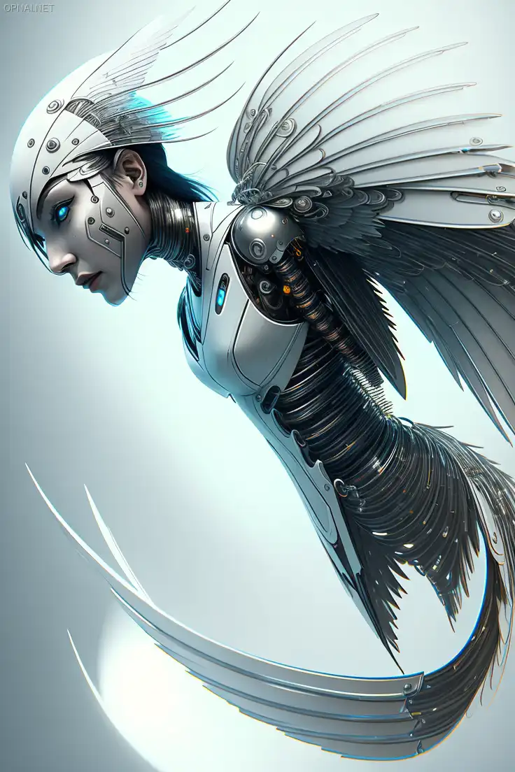 Ethereal Cyborg: Mechanical Beauty and Grace
