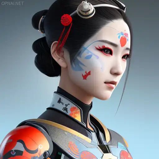 Japanese Robotic Geisha: A Timeless Masterpiece