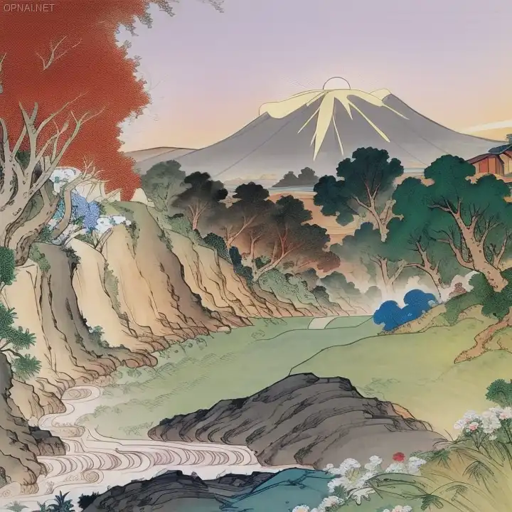Ghibli Sunset Serenity