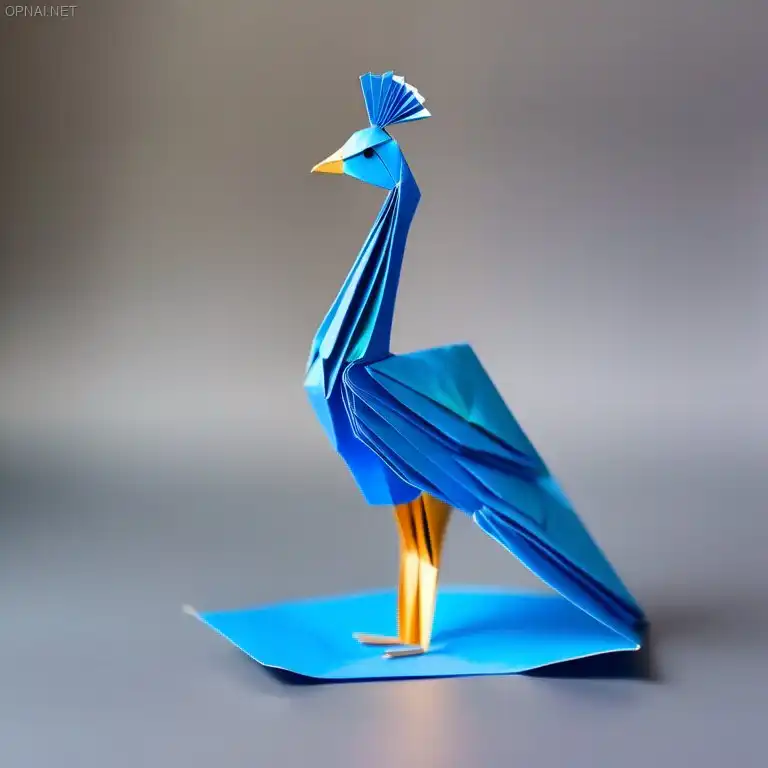 Epic Origami Peacock: A Masterpiece of Paper Art...