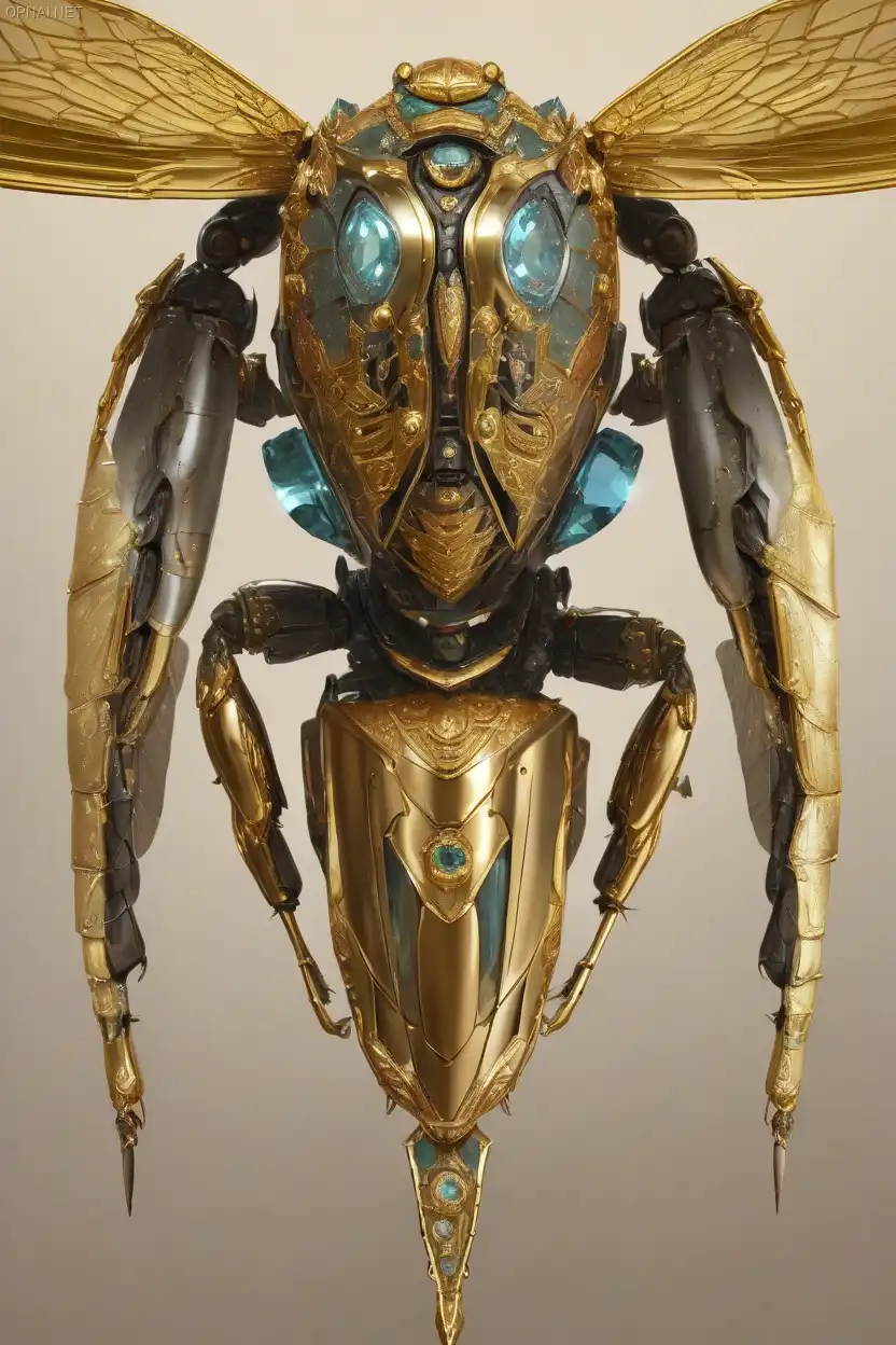 Cicada Robot: A Golden Marvel of Artistry and In...