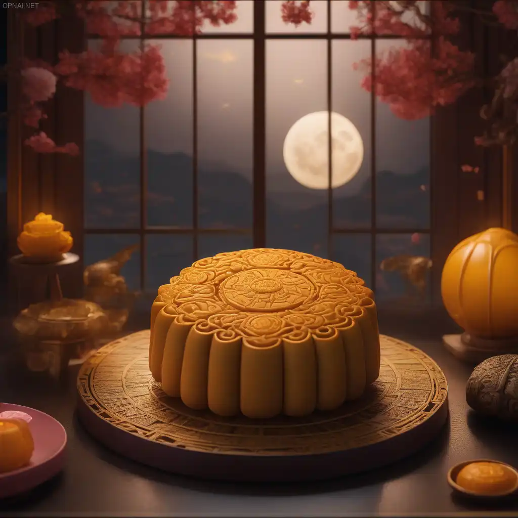 Moon Cake Mid-Autumn Diorama: A Celestial Master...