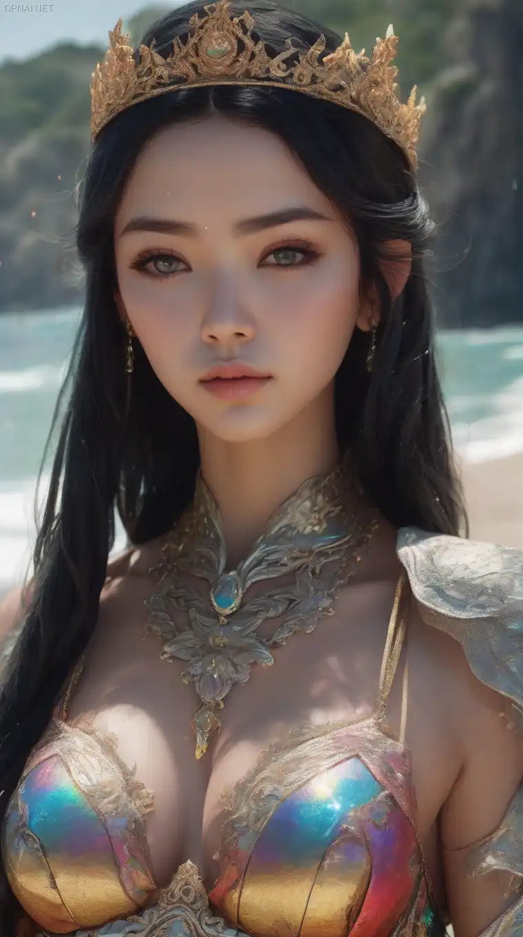 Enchanted Valkyrie: Portrait of an Asian Muse
