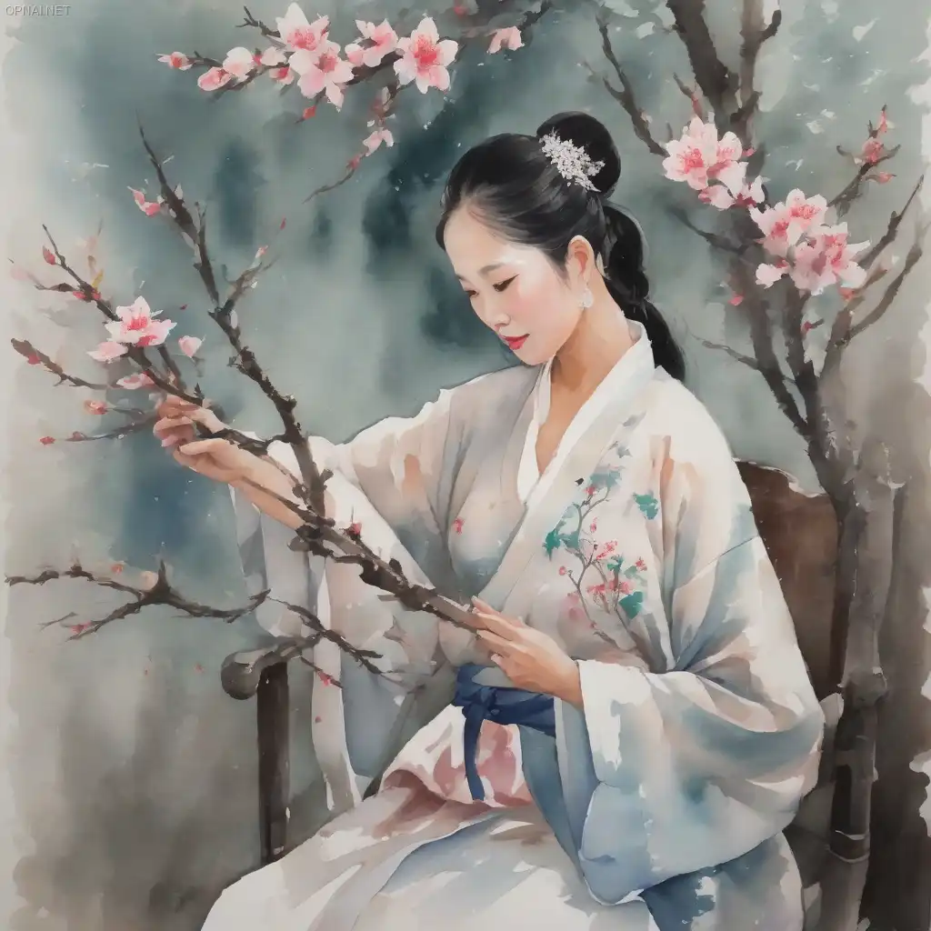 Watercolor Maestro: Đạm Tiên&#039;s Timeless...