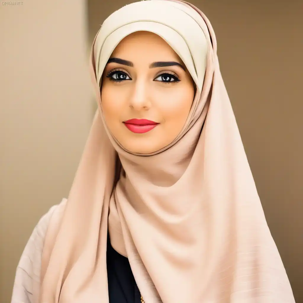 Elegant Beauty: The Hijab Girl