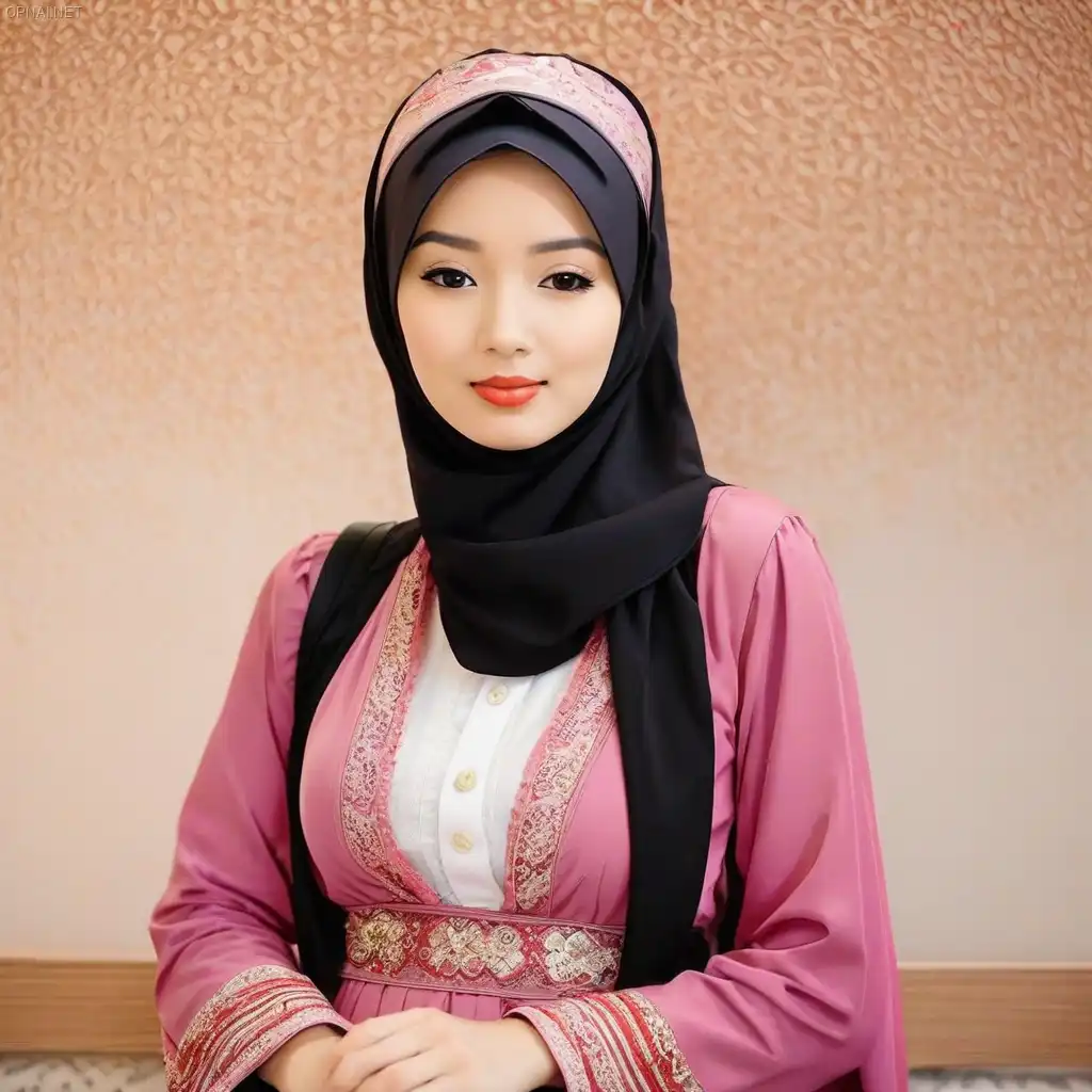 Diverse Asian Hijab Individual
