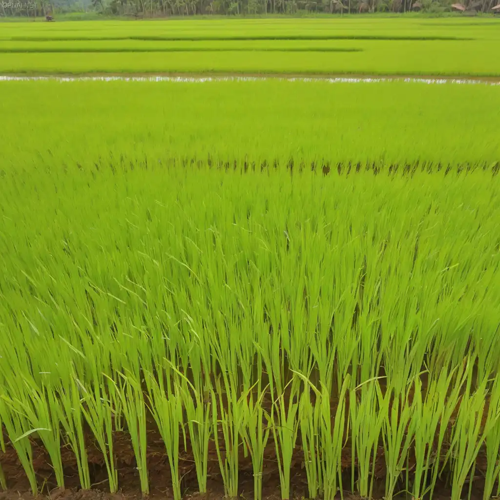 Anticipation of Young Rice Plants