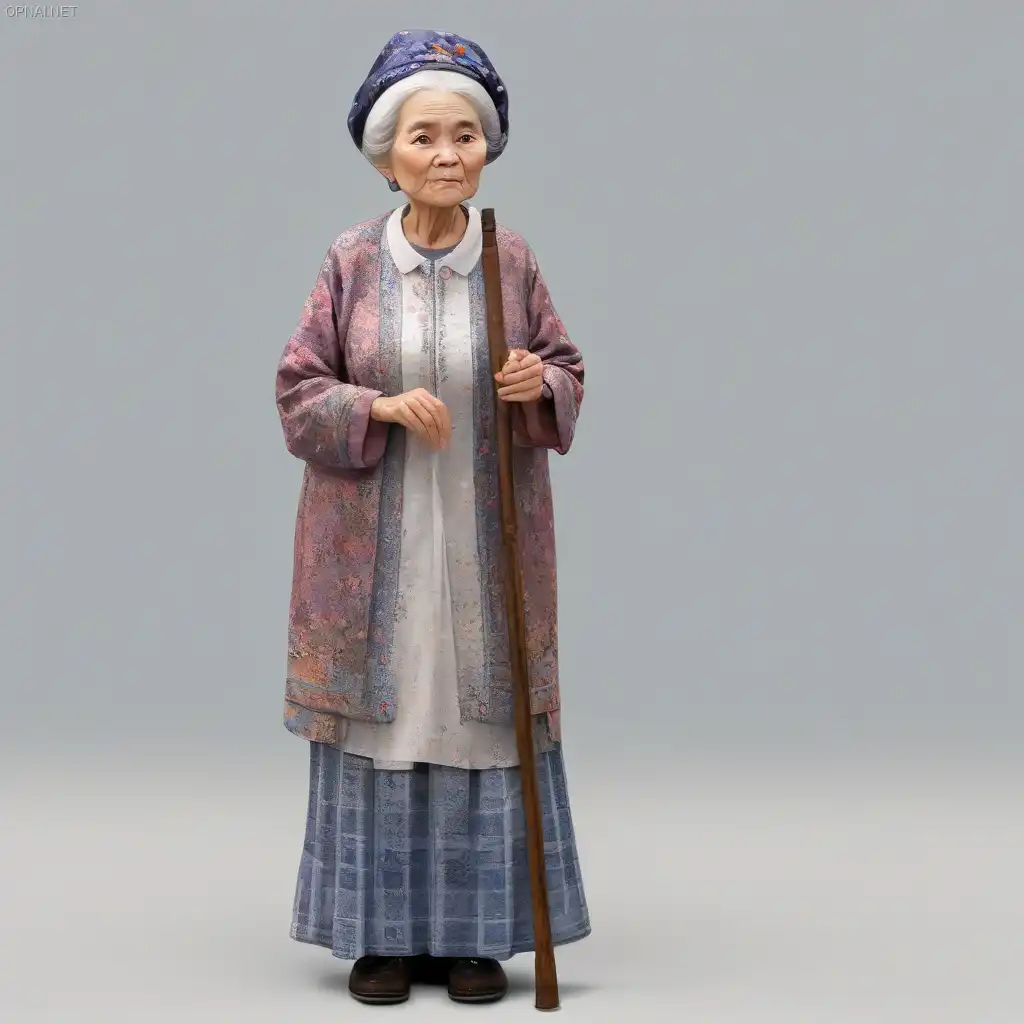 Eternal Tapestry: The 8K Portrait of a 70-Year-Old...