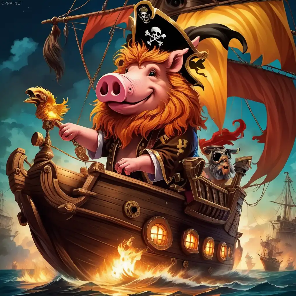 The Mythic Pirate Ship: Cochon Lion Phénix