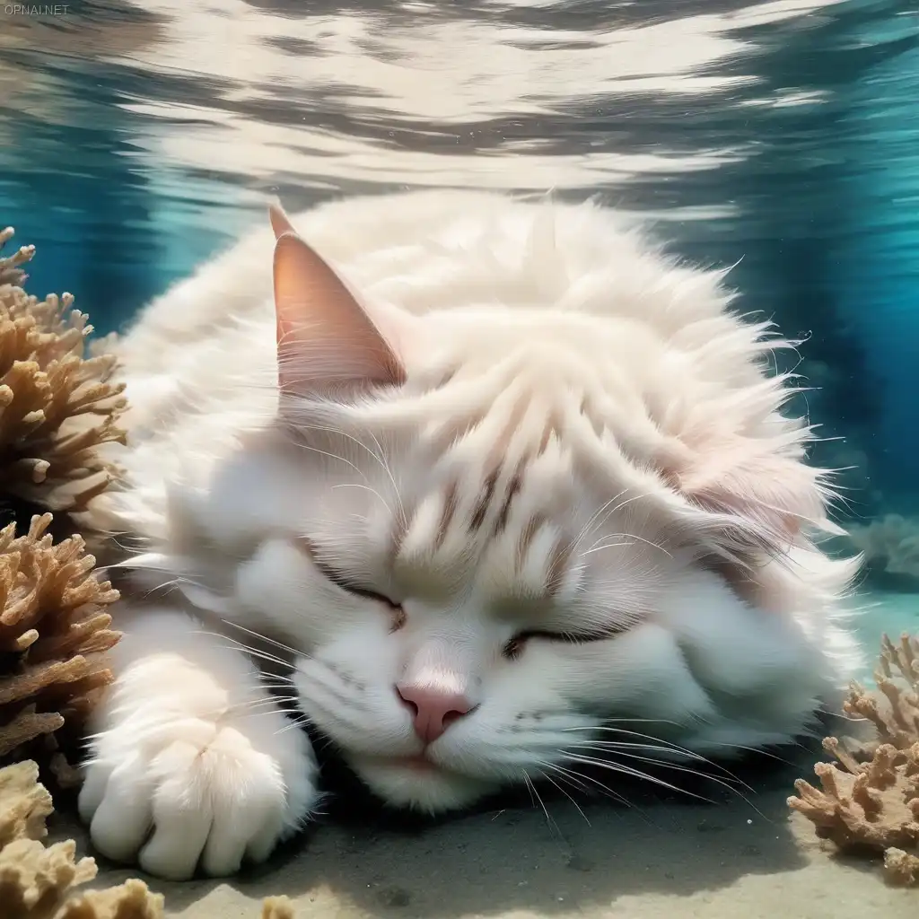 Cat's Aquatic Dream