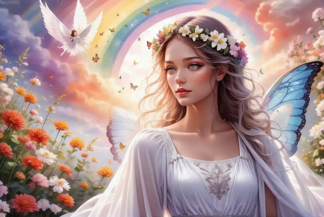 Ethereal Angel: A Celestial Masterpiece by Victoria...