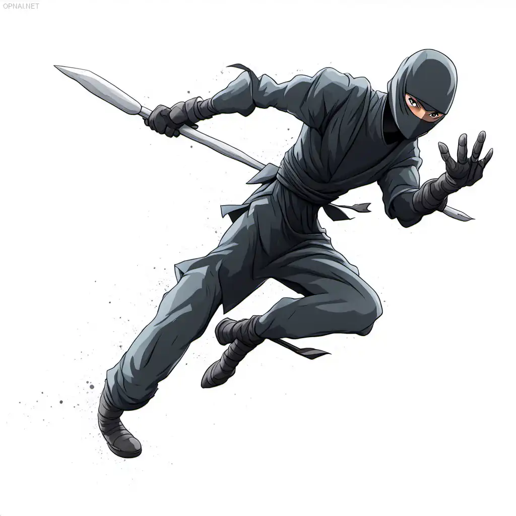 Swift Shadows: A Comic Dance of Ninja Speed