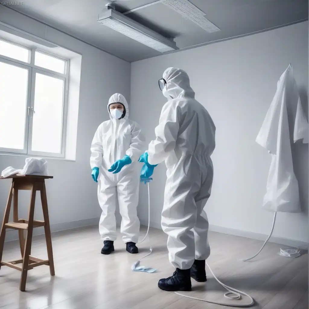 Specialized Protection Experts Vigilantly Disinfecting,...