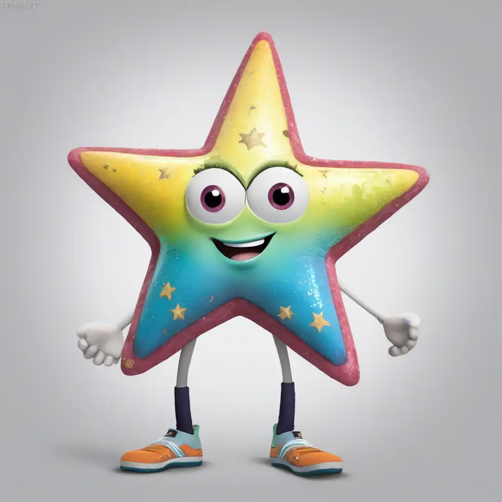 Whimsical Pink Star: Patrick Star's Carefree...