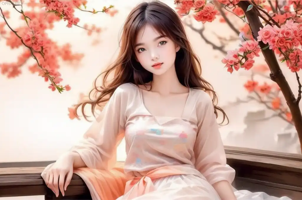 Enchanting Asian Beauty in 1024x680 Resolution (...