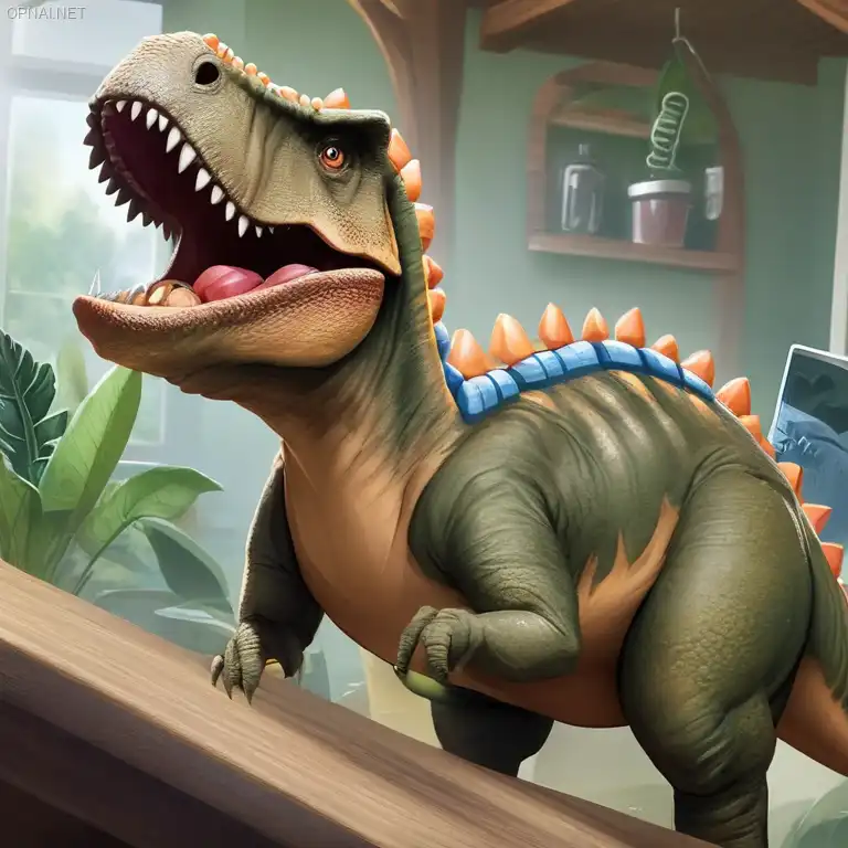Jurassic Encounter: Dinozaurul pe scaun